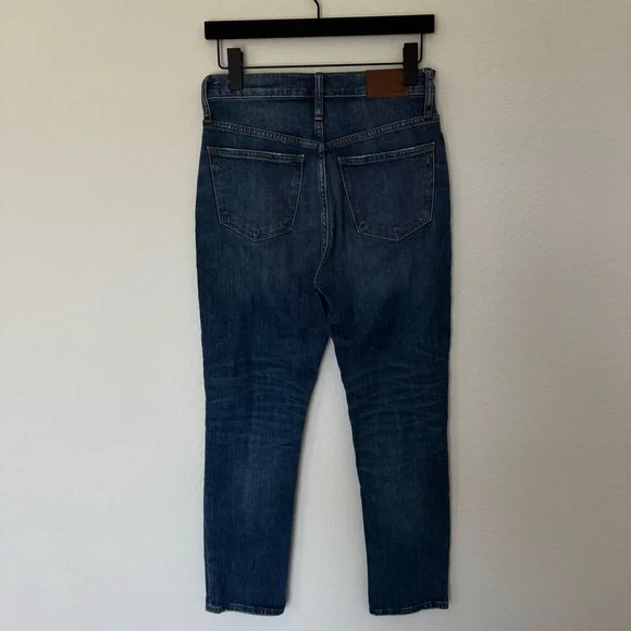 Madewell The High-Rise Slim Boyjean in Barksdale Wash Size 25 - Picture 4 of 7